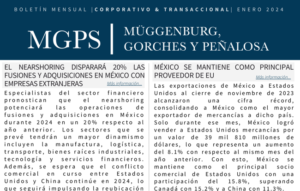 Boletín Mensual | Corporativo & Transaccional | Enero de 2024